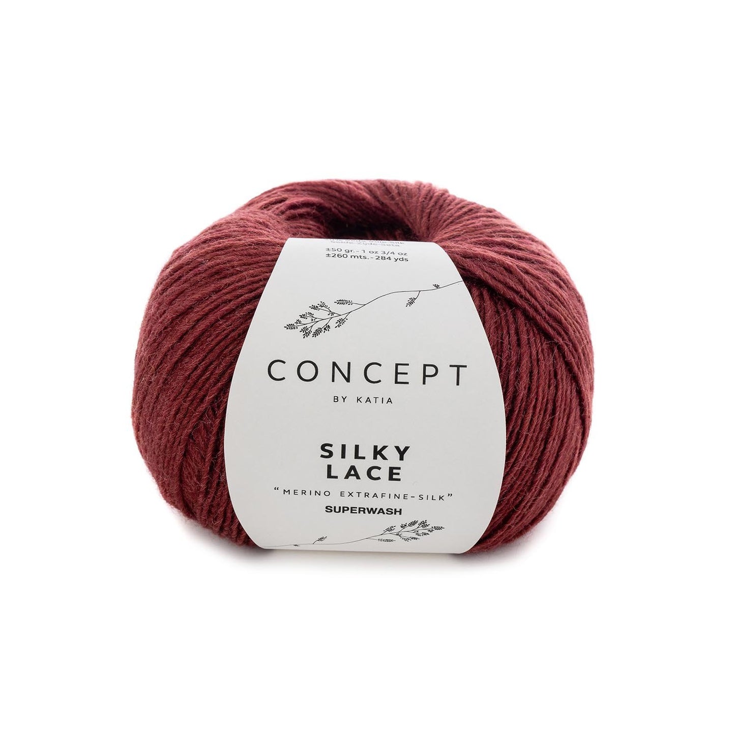 Katia Concept - SILKY LACE - 80% Merino Extrafine Superwash - 20% Soie