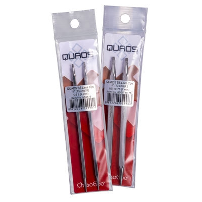 ChiaoGoo - QUADS - Lace Tips - Aiguilles interchangeables courtes - 5" (13 cm)