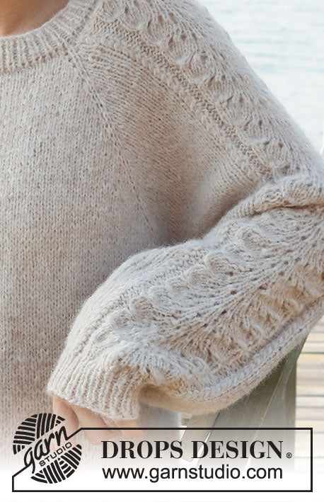 Ensemble de tricot- Bronze Summer Sweater de Drops Design