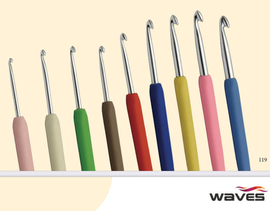 KnitPro - Crochets Waves à manche souple