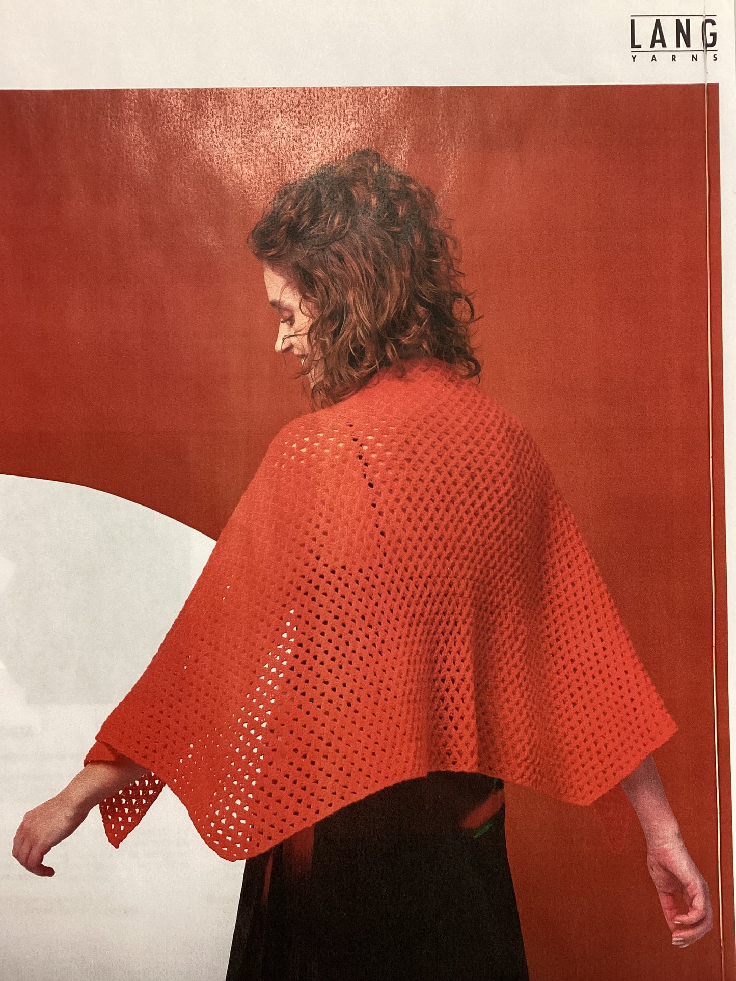 Ensemble de tricot- Châle Gloria de Lang Yarn