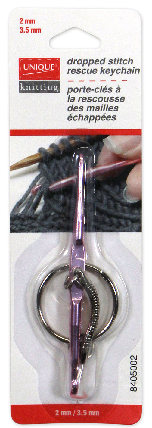 Crochet pour repriser un tricot