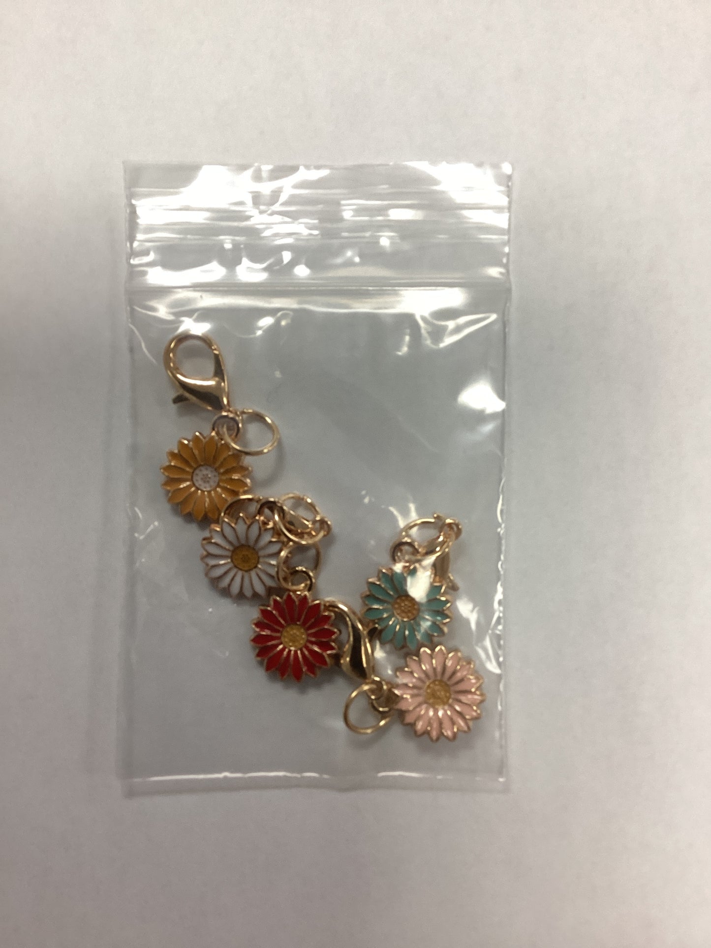 Paquet de 5 marqueurs de progression en forme de fleurs