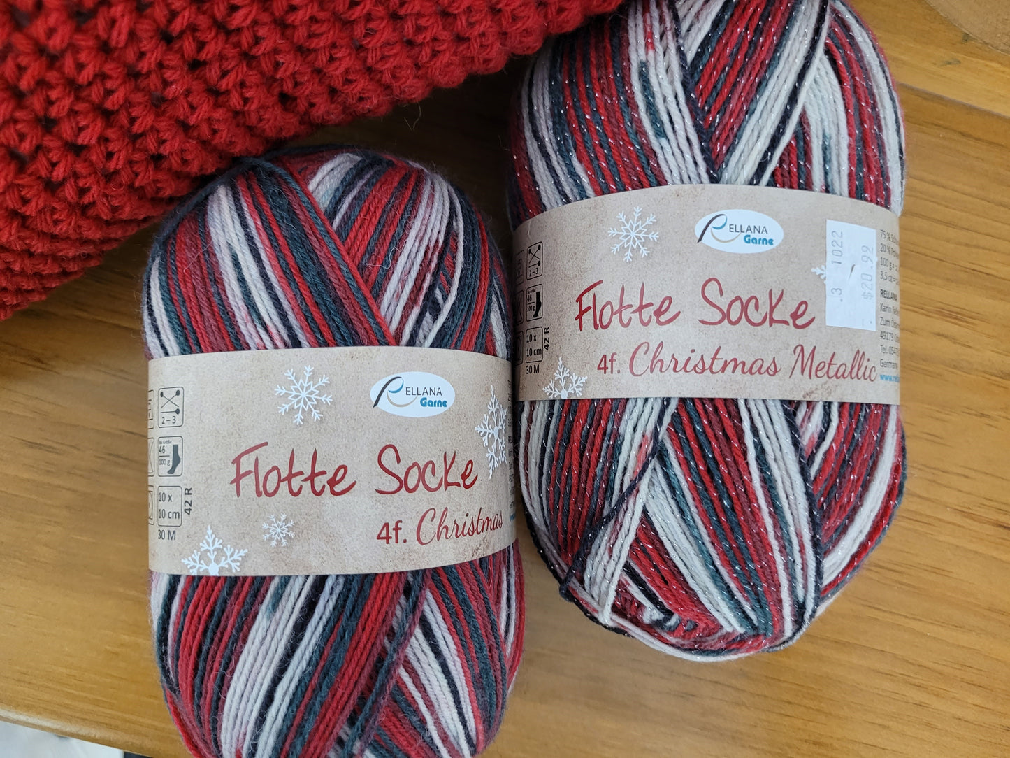 RELLANA Garne - Flotte Socke Christmas!