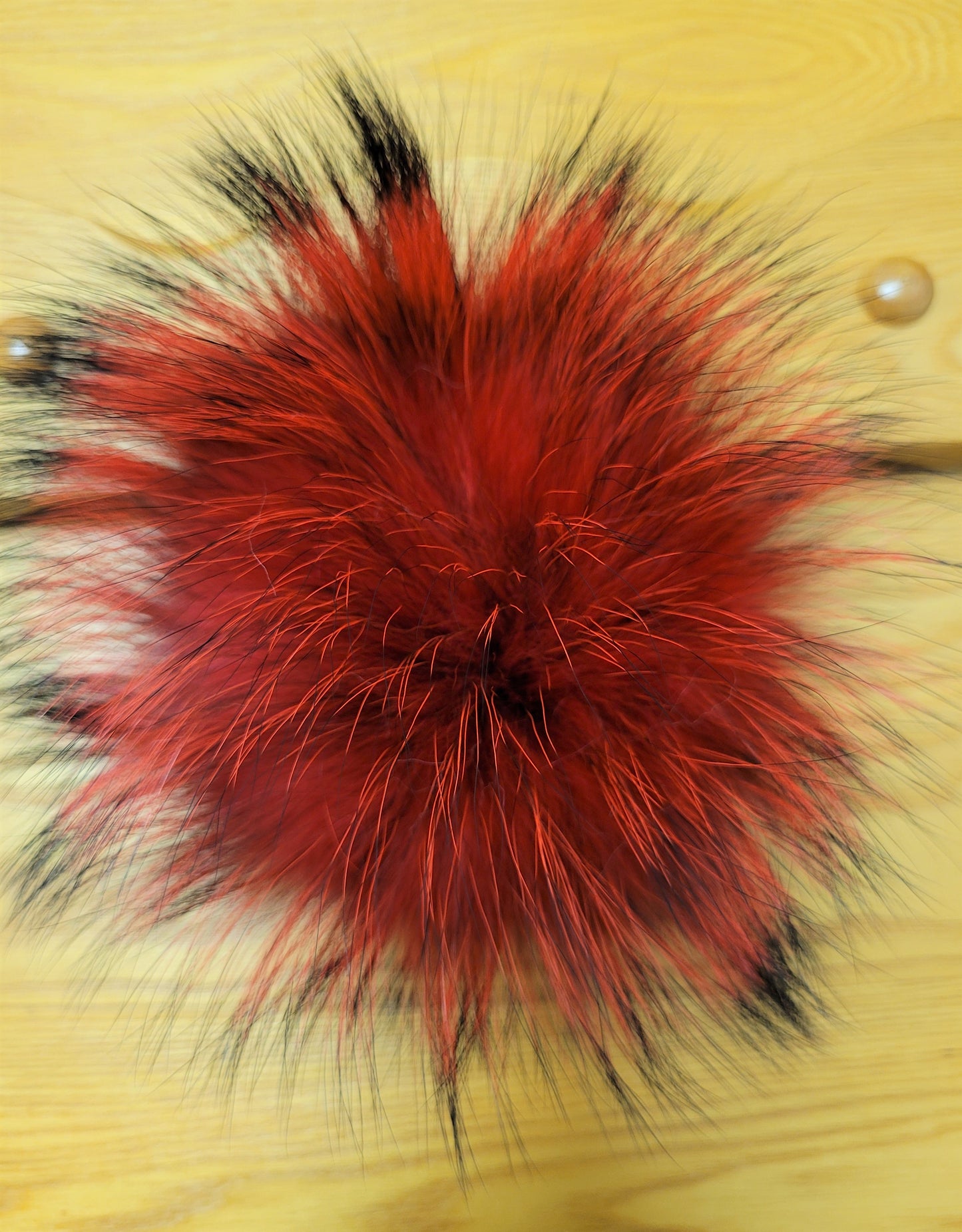Pompons fourrure naturelle et pompons synthétique