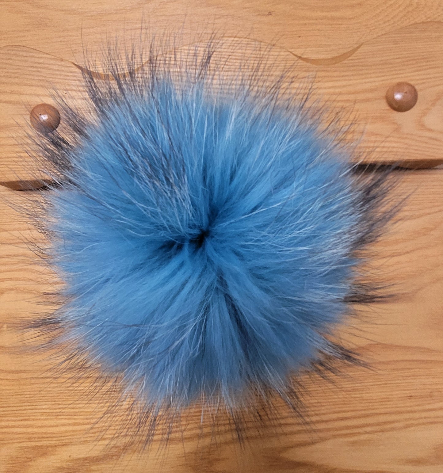 Pompons fourrure naturelle et pompons synthétique