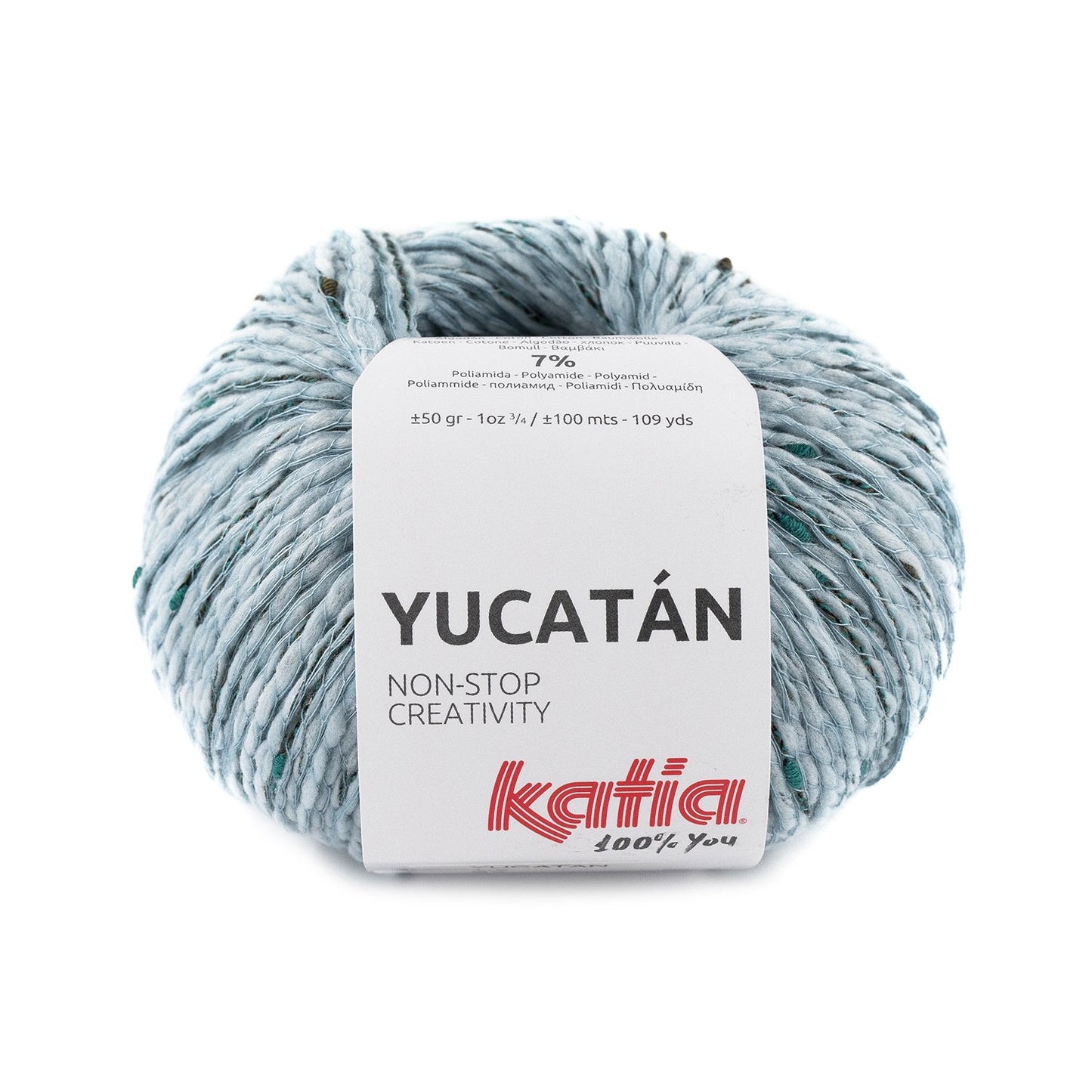 Katia - YUCATÁN - 39% Viscose - 38% Polyester - 16% Coton - 7% Polyamide