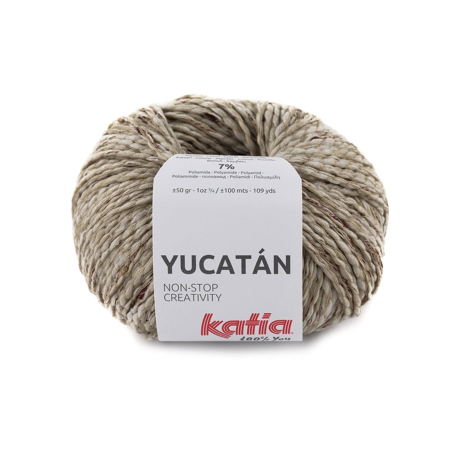 Katia - YUCATÁN - 39% Viscose - 38% Polyester - 16% Coton - 7% Polyamide