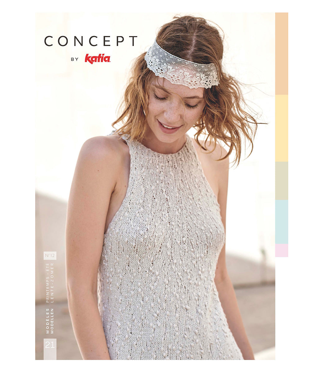 Livre Katia - No.12 CONCEPT - 21 modèles PRINTEMPS-ÉTÉ