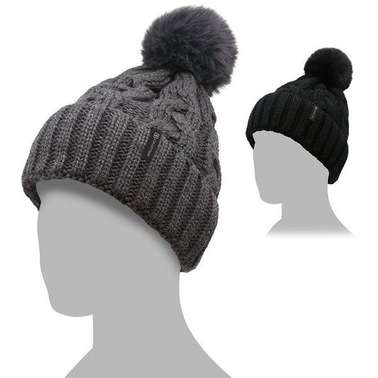 BB - Tuque en torsades et côtes 1/1