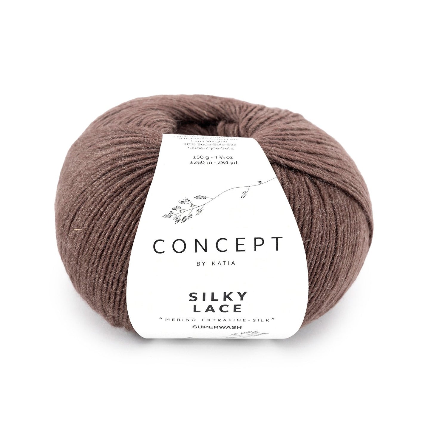 Katia Concept - SILKY LACE - 80% Merino Extrafine Superwash - 20% Soie