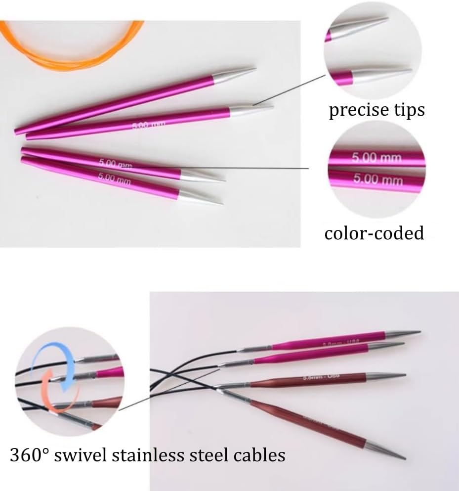 Knit Pro - Zing  - Ensemble d'aiguilles Interchangeable