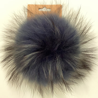 Pompons fourrure naturelle et pompons synthétique