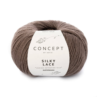Katia Concept - SILKY LACE - 80% Merino Extrafine Superwash - 20% Soie