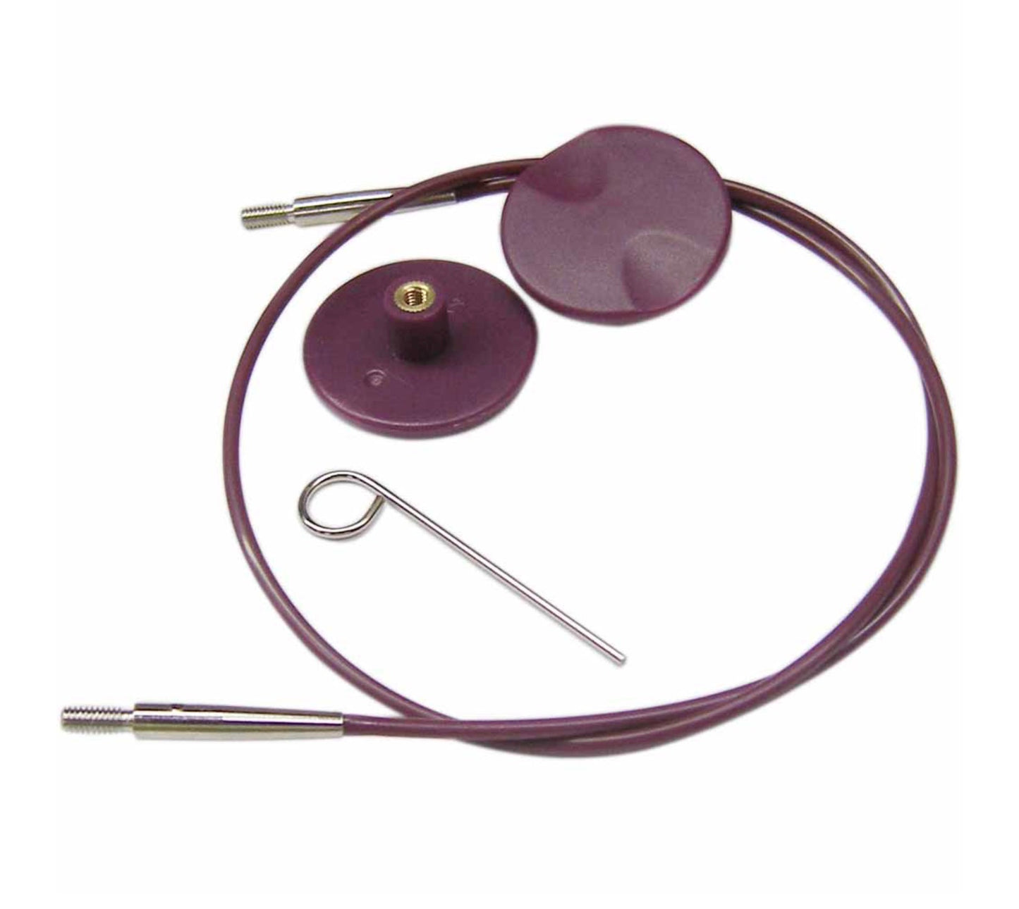 Knit Picks - Câbles interchangeables bourgogne