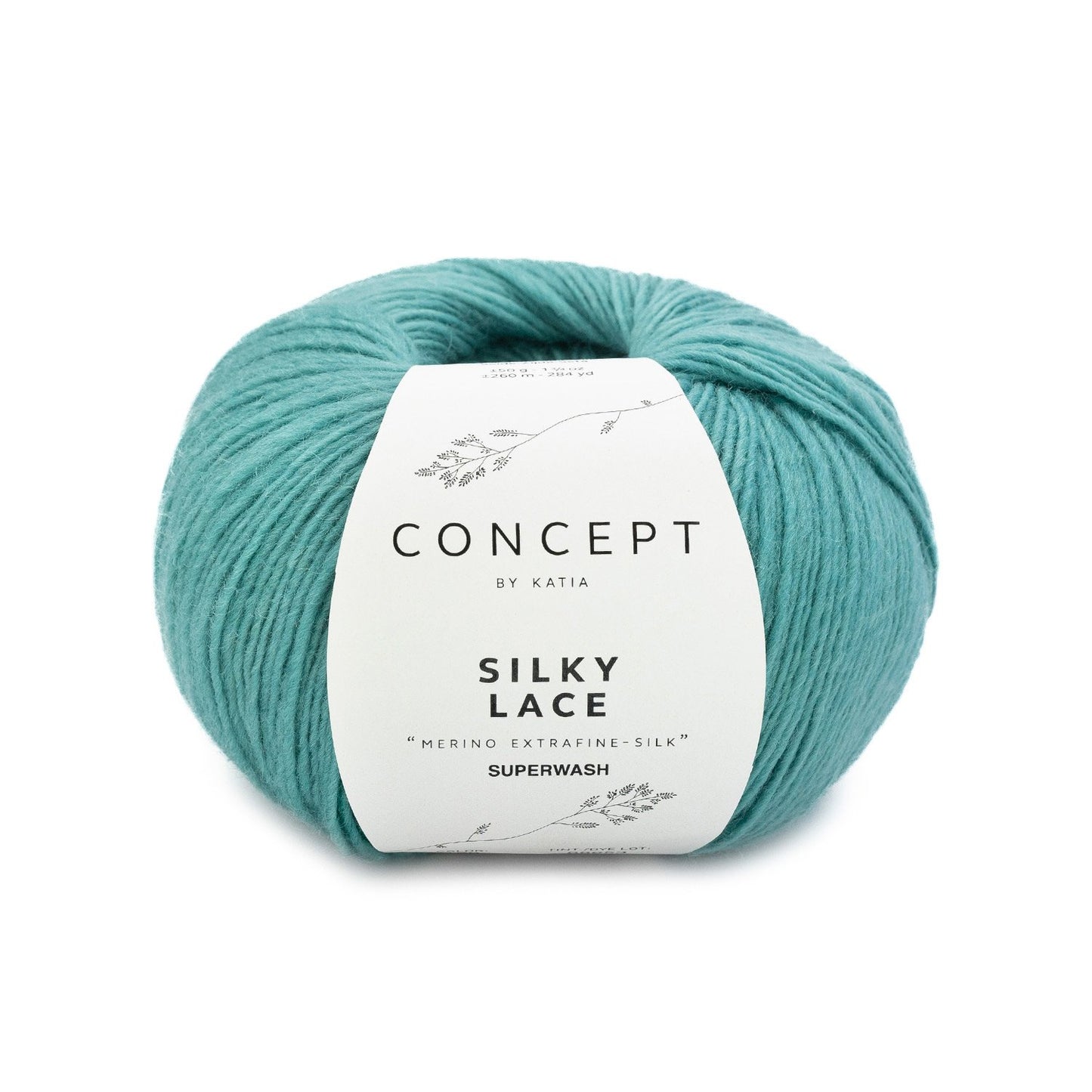 Katia Concept - SILKY LACE - 80% Merino Extrafine Superwash - 20% Soie