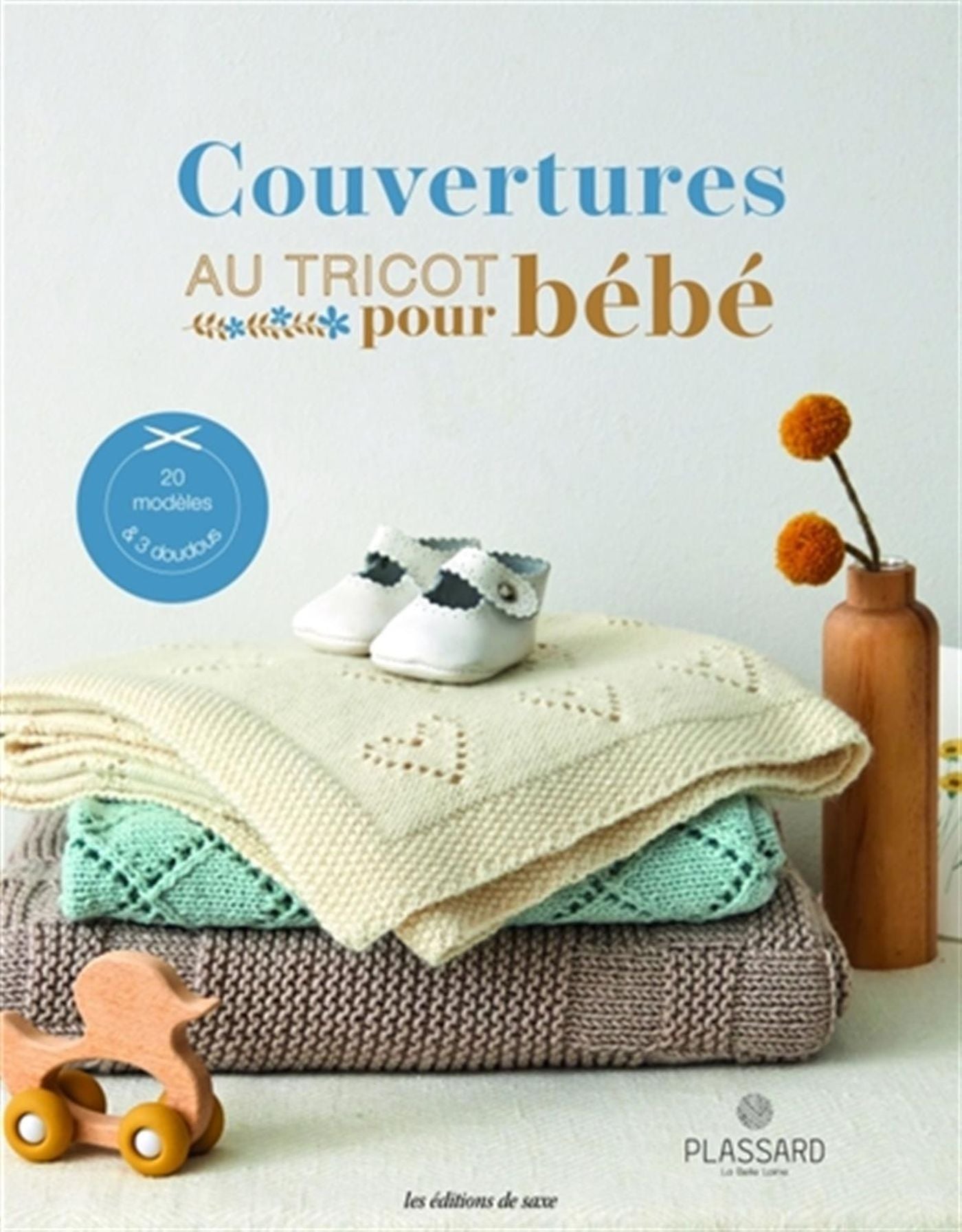 Couverture au tricot pour bébé