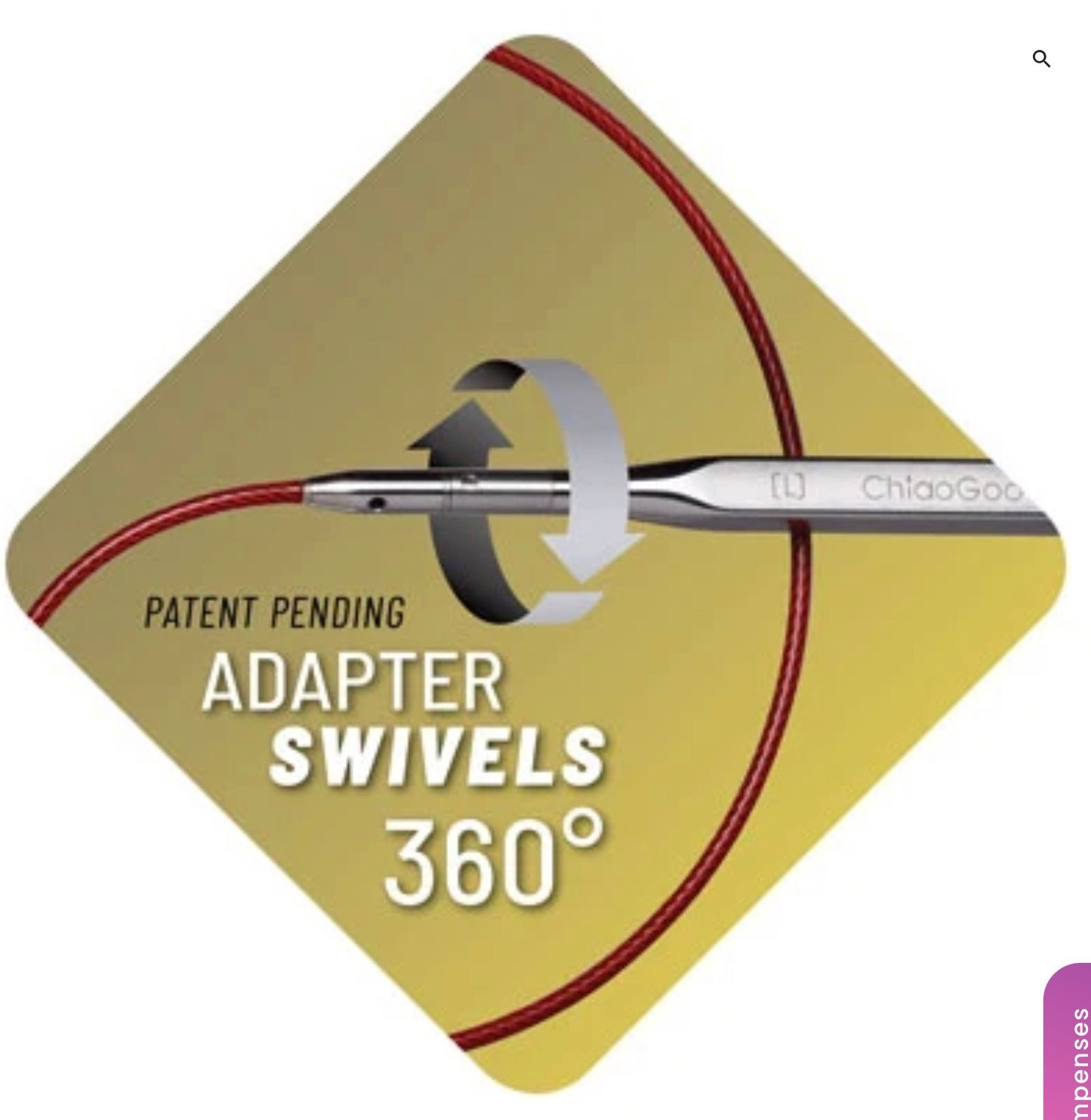 Adapteur Chiaogoo Swivel