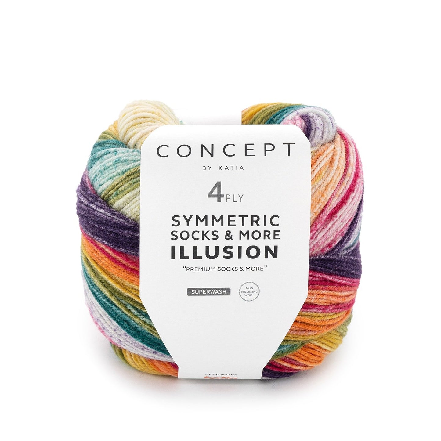 Katia - Laine à chaussette Concept Symmetric Socks & More - ILLUSION