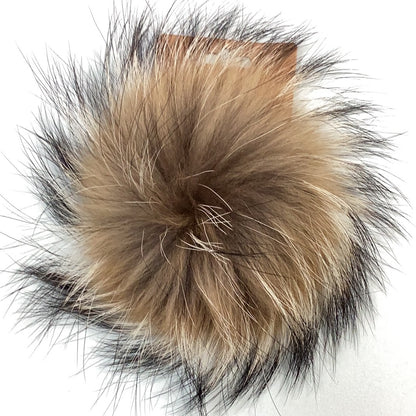 Pompons fourrure naturelle et pompons synthétique