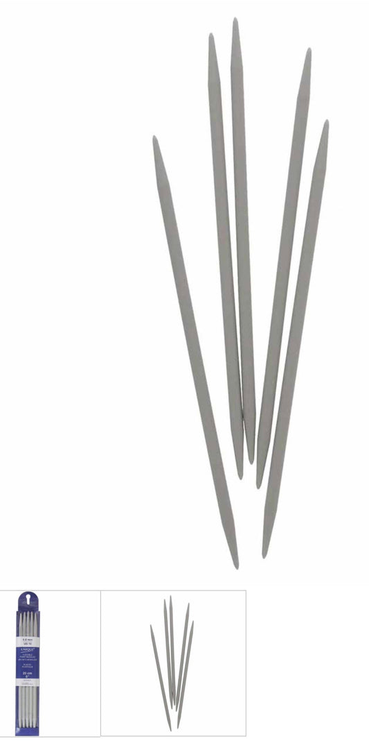 Aiguille à tricoter plastique Unique 20 cm