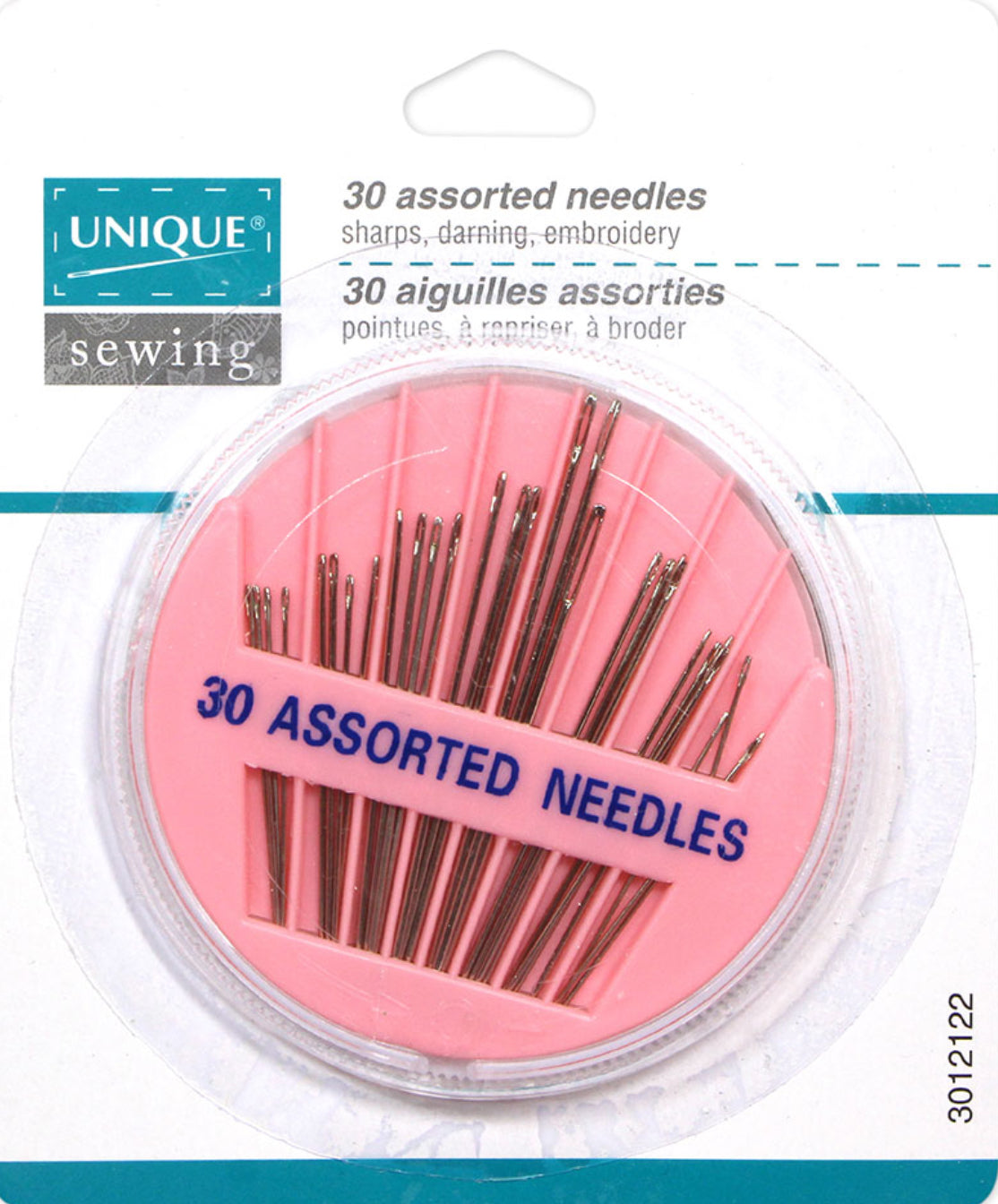 Aiguilles à coudre à la main assorties UNIQUE SEWING - 30mcx