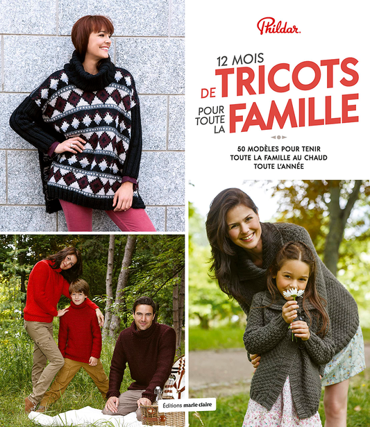 12 mois de tricots pour toute la famille