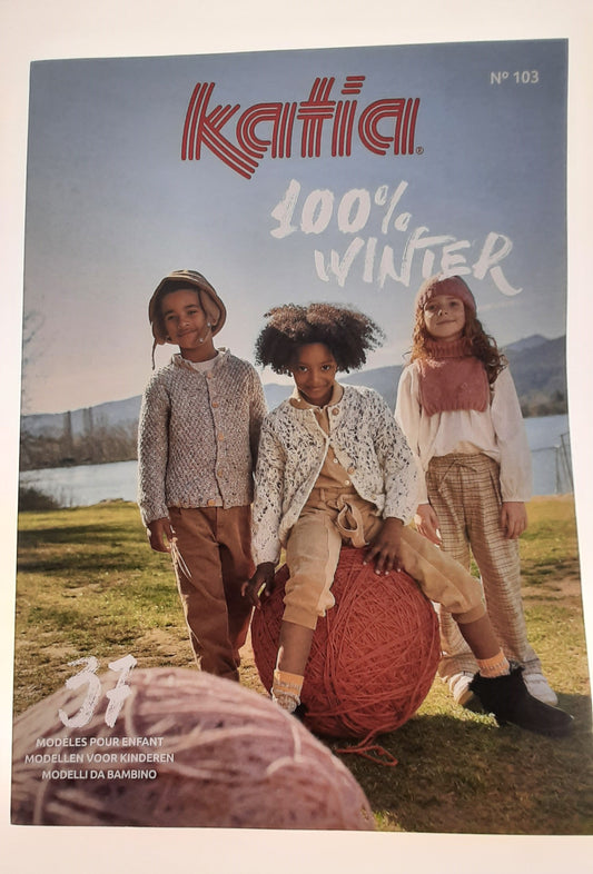 Livre Katia - No.103 100% Winter - 37 modèles pour enfant