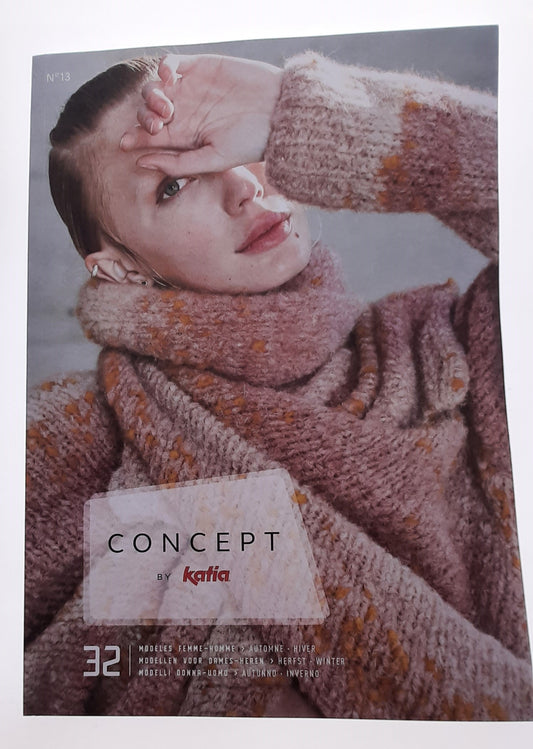 Livre Katia - No.13 CONCEPT - 32 MODÈLES FEMME-HOMME - AUTOMNE-HIVER