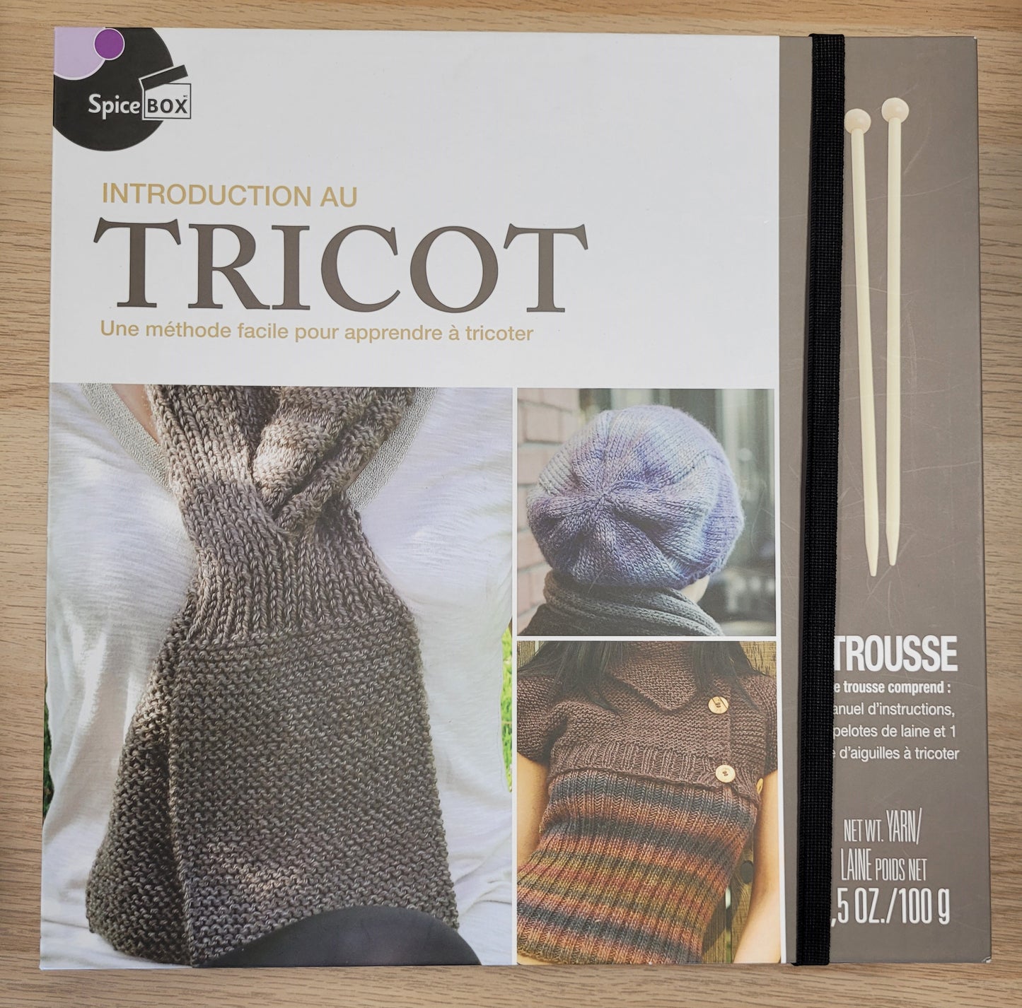 Introduction au tricot. Une méthode facile pour apprendre à tricoter.