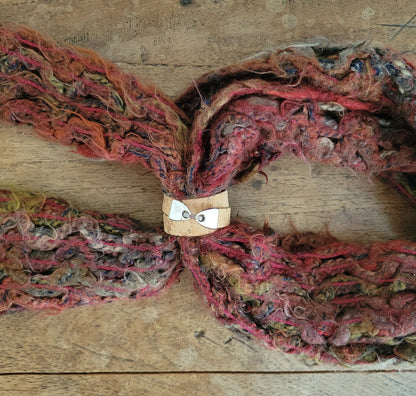 SAVOIE - Attache pour Châle/Foulard en faux suède