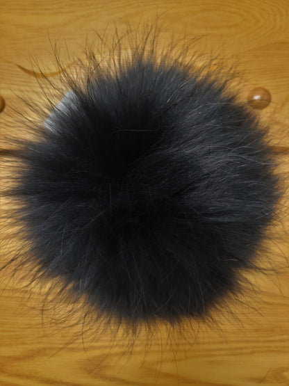 Pompons fourrure naturelle et pompons synthétique