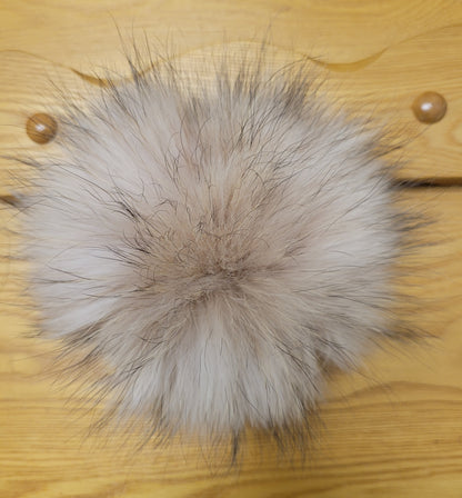 Pompons fourrure naturelle et pompons synthétique