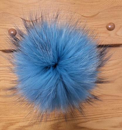 Pompons fourrure naturelle et pompons synthétique