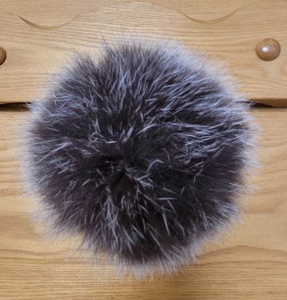 Pompons fourrure naturelle et pompons synthétique