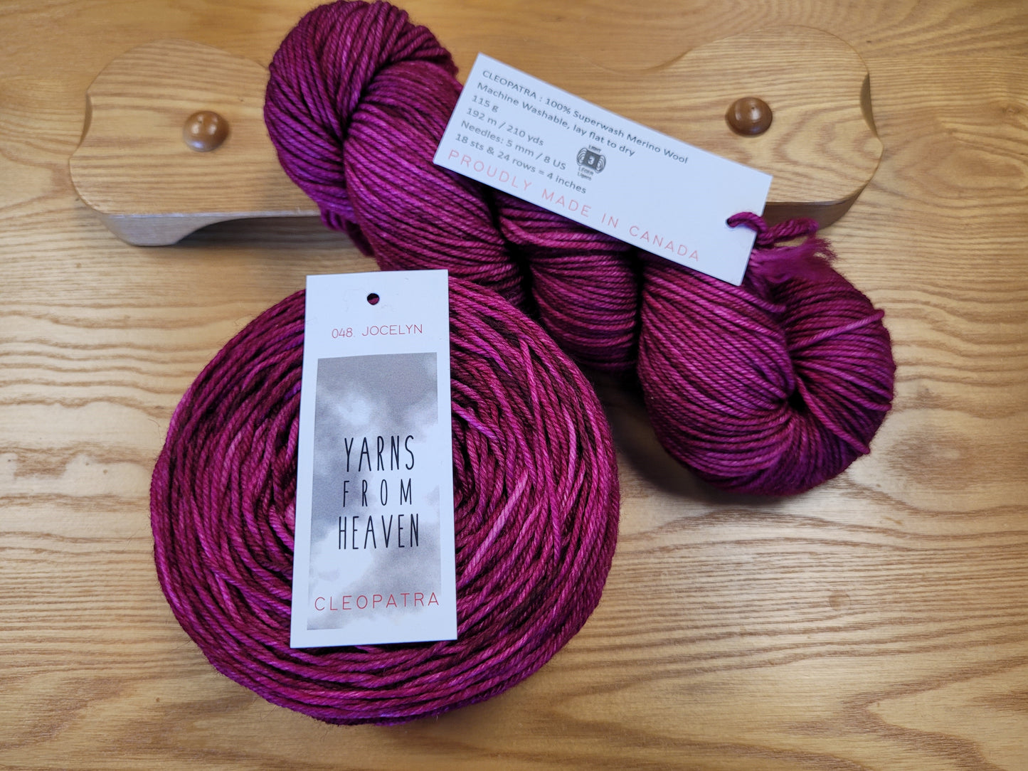 YARNS FROM HEAVEN - Écheveaux de laines fabriquées au Canada