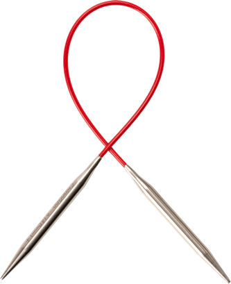 SS Knit RED™ Circulars - Aiguilles circulaires fixes  9" (23 cm)