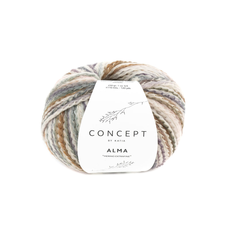 Katia Concept - ALMA - 93% Merino Extrafine - 7% Polyamide