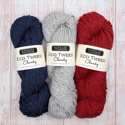 Estelle - Eco Tweed Chunky - 75 % laine & alpaga biologique