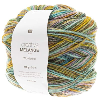 Rico Yarns - Creative Melange Aran Wonderball - 200g