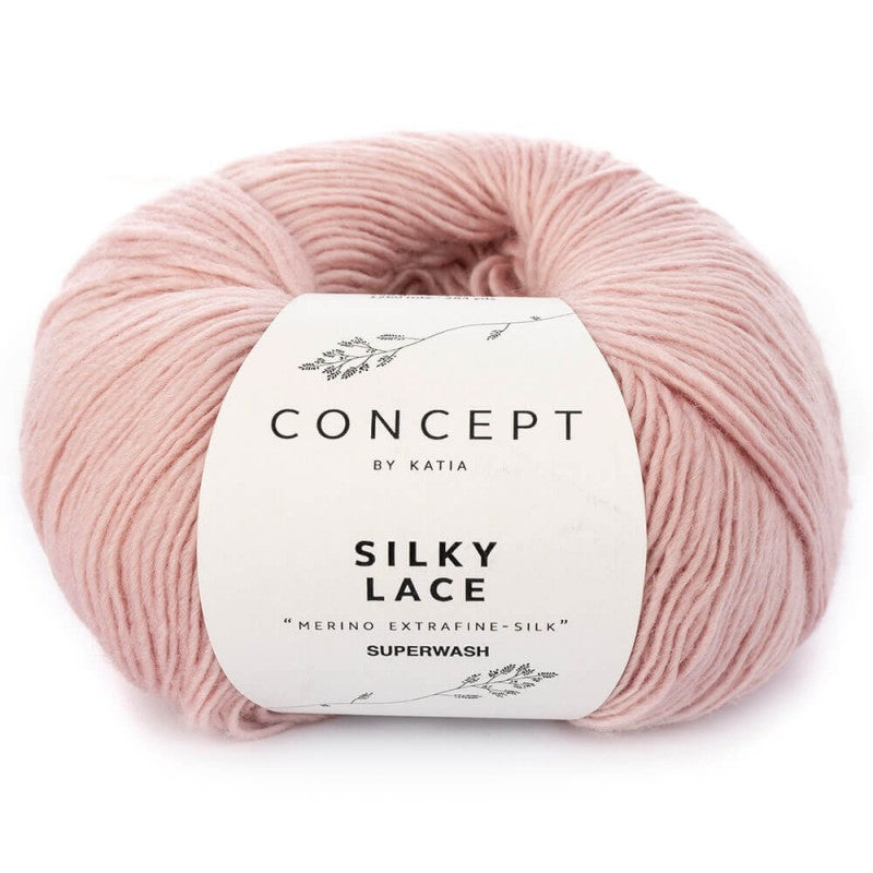 Katia Concept - SILKY LACE - 80% Merino Extrafine Superwash - 20% Soie