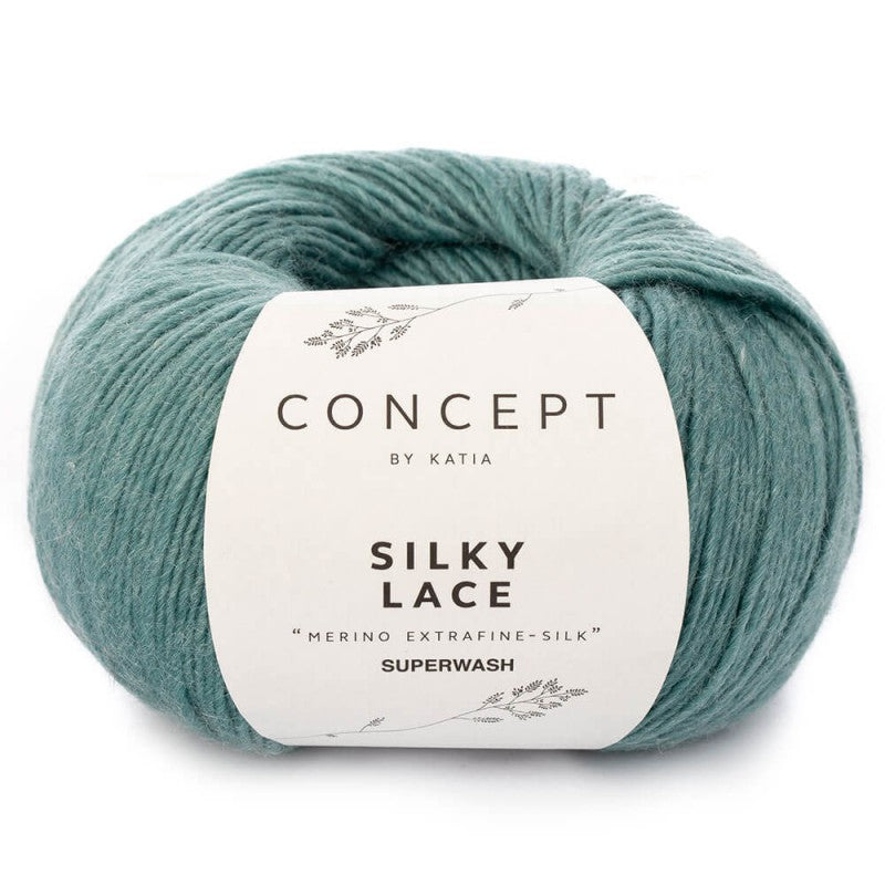 Katia Concept - SILKY LACE - 80% Merino Extrafine Superwash - 20% Soie