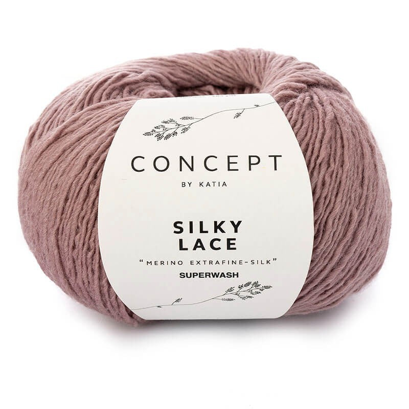 Katia Concept - SILKY LACE - 80% Merino Extrafine Superwash - 20% Soie