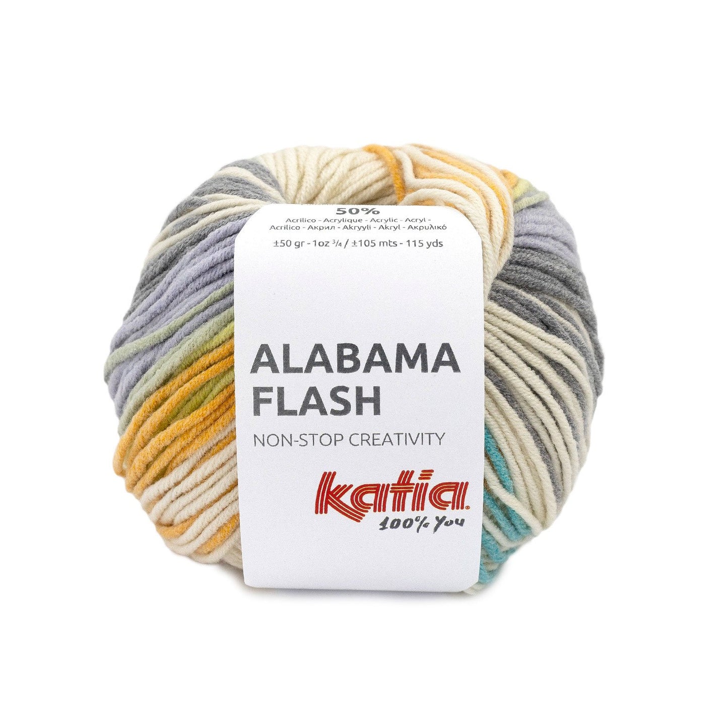 Katia - ALABAMA FLASH - 50% Acrylique - 50% Coton