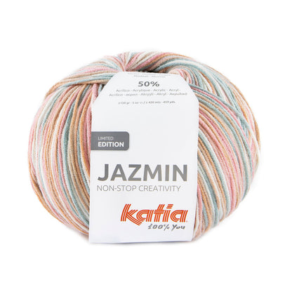 Katia - LAINE EN COULEURS PASTEL JAZMIN 50% acrylique