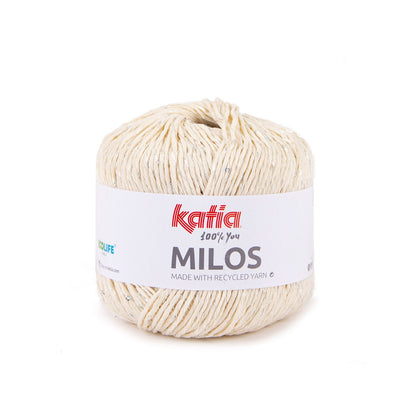 Katia  - MILOS - 40% Coton recyclé - 40% Polyester Recyclé - 20% Polyester