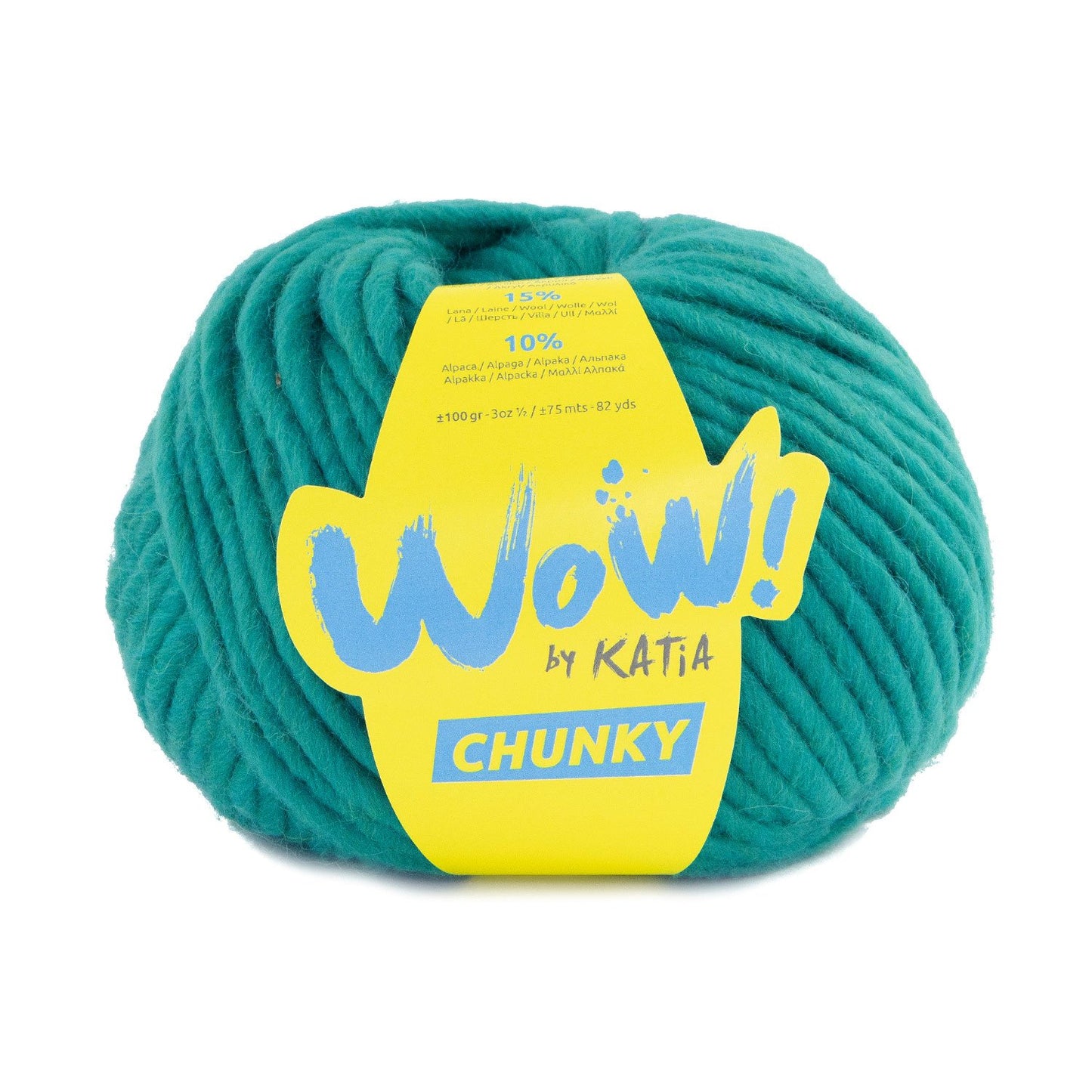 Katia - WOW! Chunky - 75% Acrylique - 15% Laine - 10% Alpaga