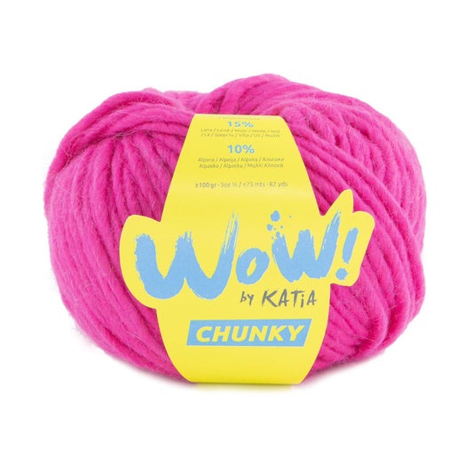 Katia - WOW! Chunky - 75% Acrylique - 15% Laine - 10% Alpaga