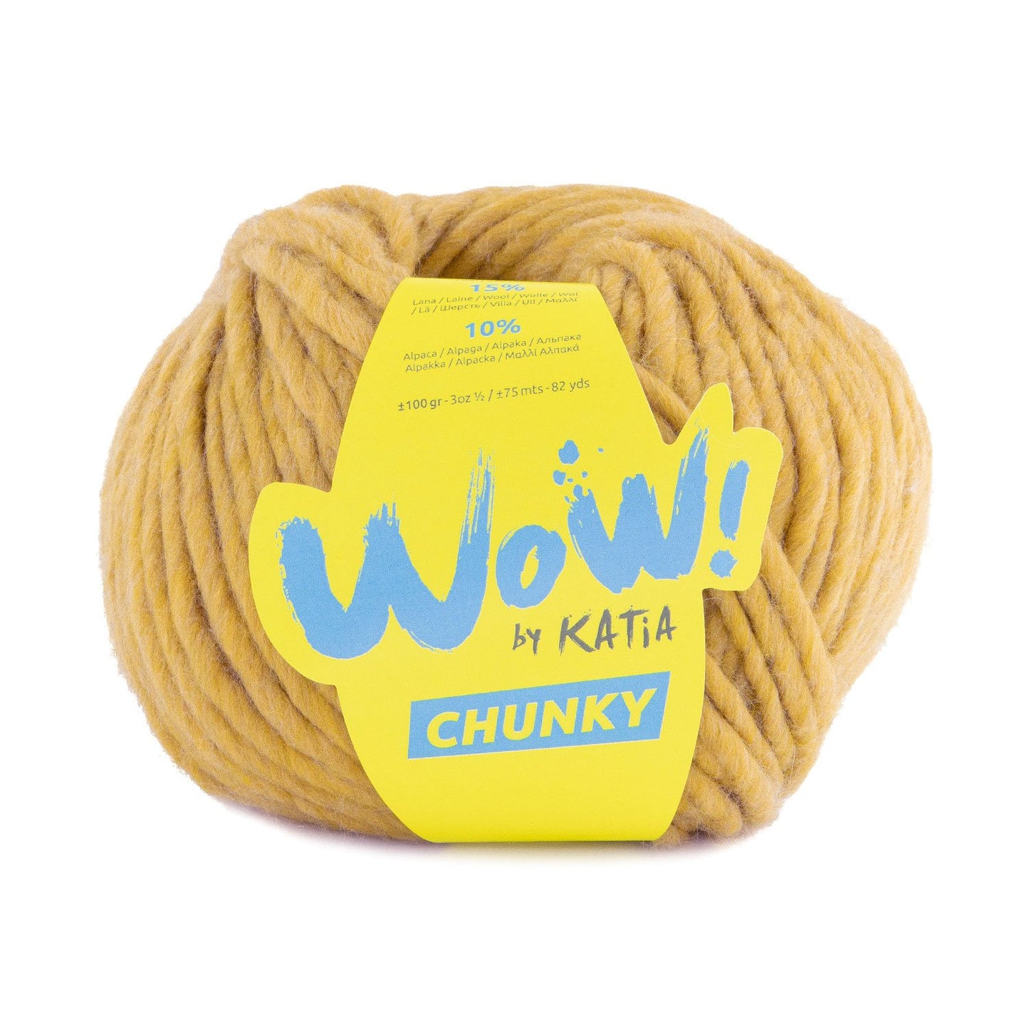 Katia - WOW! Chunky - 75% Acrylique - 15% Laine - 10% Alpaga