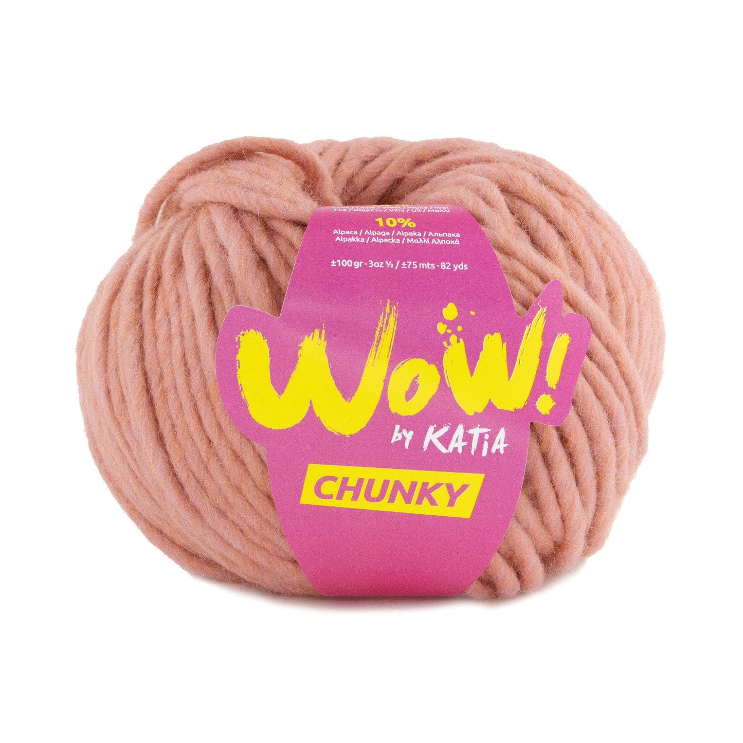 Katia - WOW! Chunky - 75% Acrylique - 15% Laine - 10% Alpaga